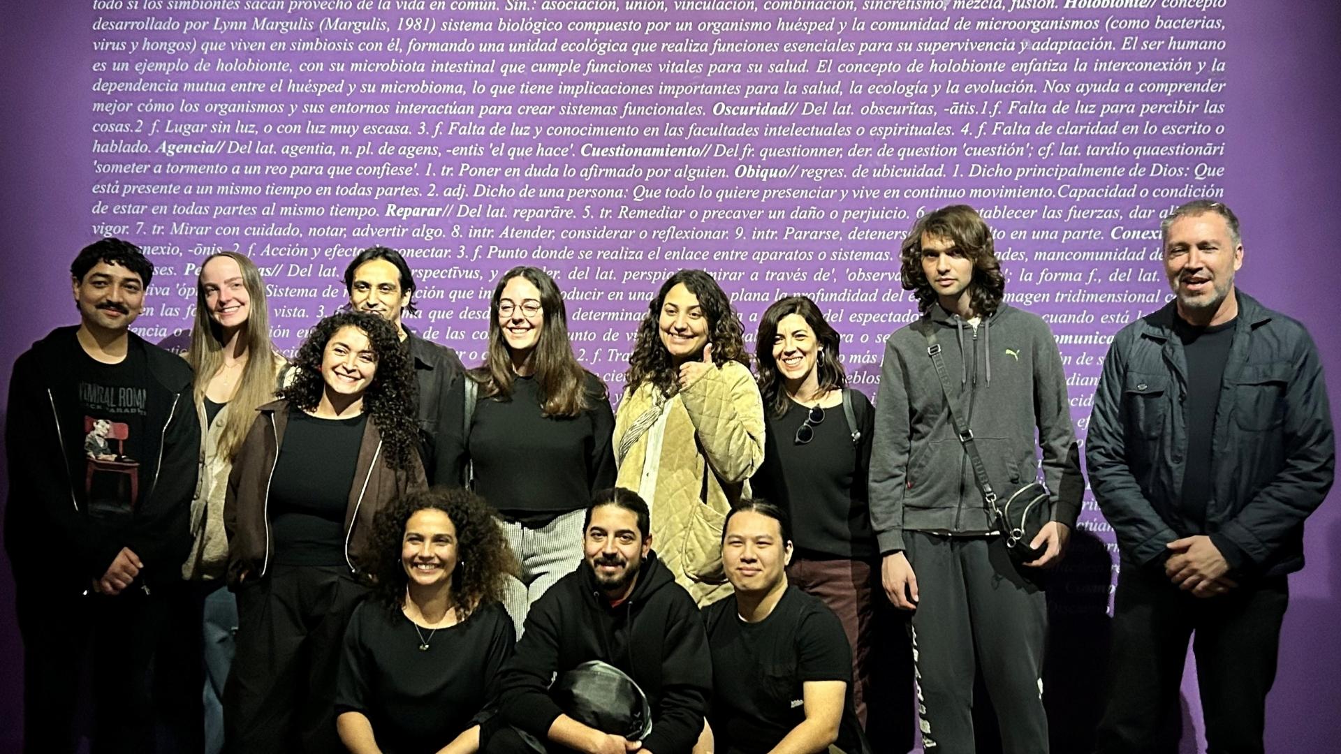 Estudiantes del Magíster en Ciencias del Diseño exploraron  el diseño expositivo en terreno