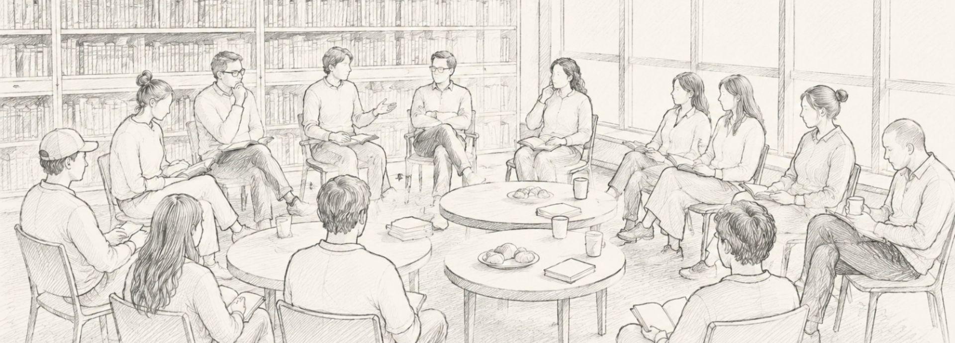 Inicio club de lectura "La sociedad de los lectores muertos" campus Viña del Mar